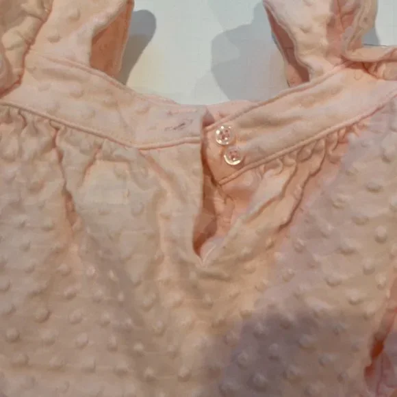 Gap Baby Textured Knit Tunic Shirt Pink 3-6 Months - Picture 4 of 8